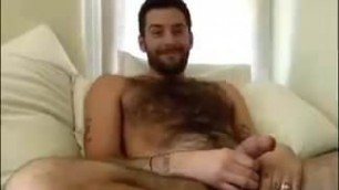 Super Sexy Str8 Hairy Guy cums on cam #116