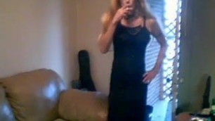 Kathy Sexy Black Dress Smoke