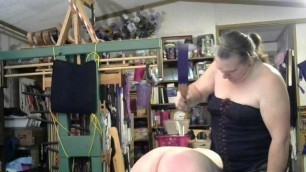 Flogging Session on the Spanking Bench!