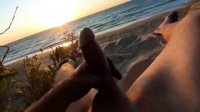 AT BEACH, HORNY AS FUCK ABOUT TO EXPLODE